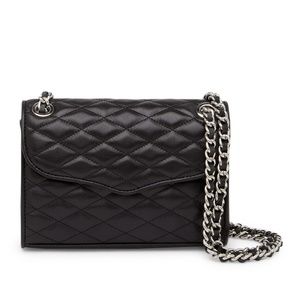 Rebecca Minkoff Black Mini Quilted Crossbody